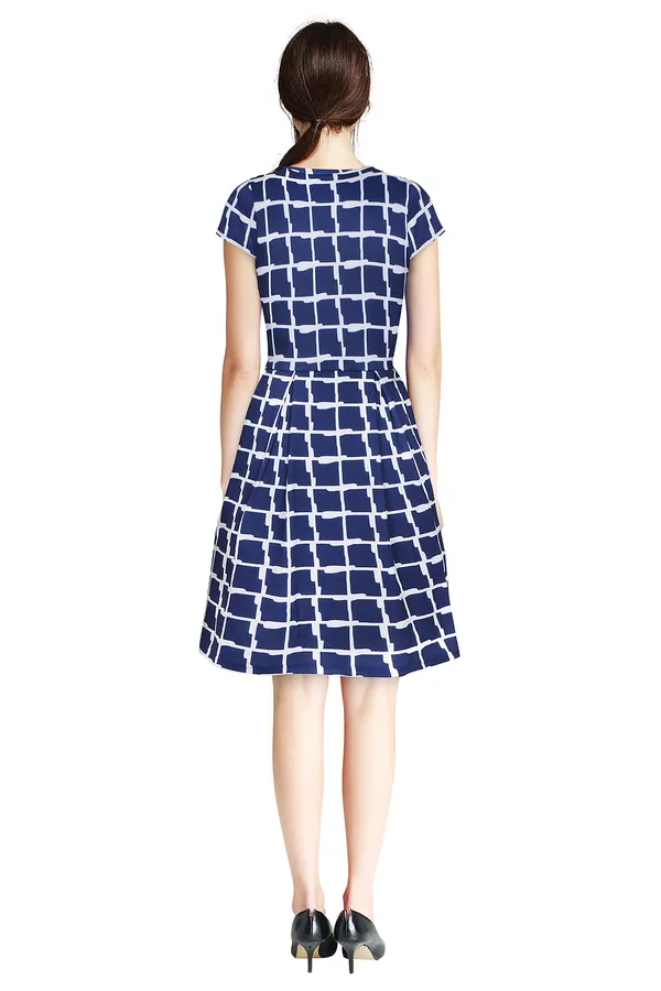 Nevy_Blue_Polyster_Knitting_Dress_for_Women