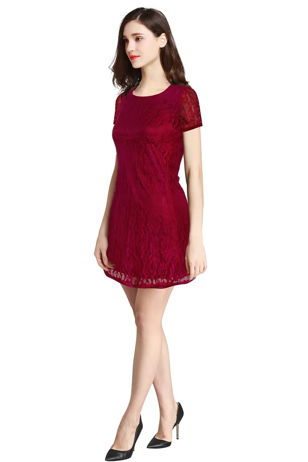 Yellow__Stretchable_Knitting_Dress_for_Women