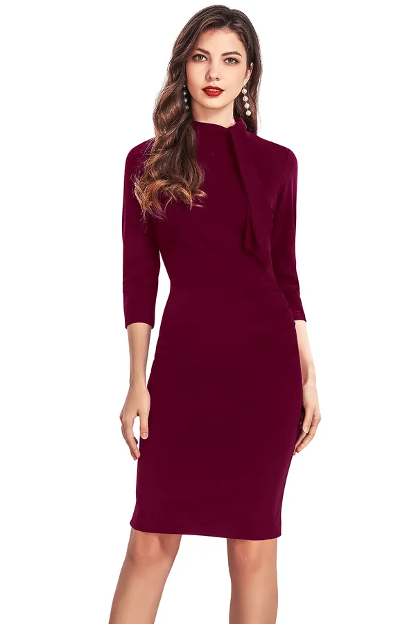 Pista__Stretchable_Knitting_Dress_for_Women