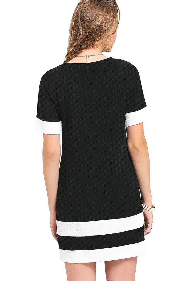 Black_Polyester_Knitting_T-Shirt_for_Women