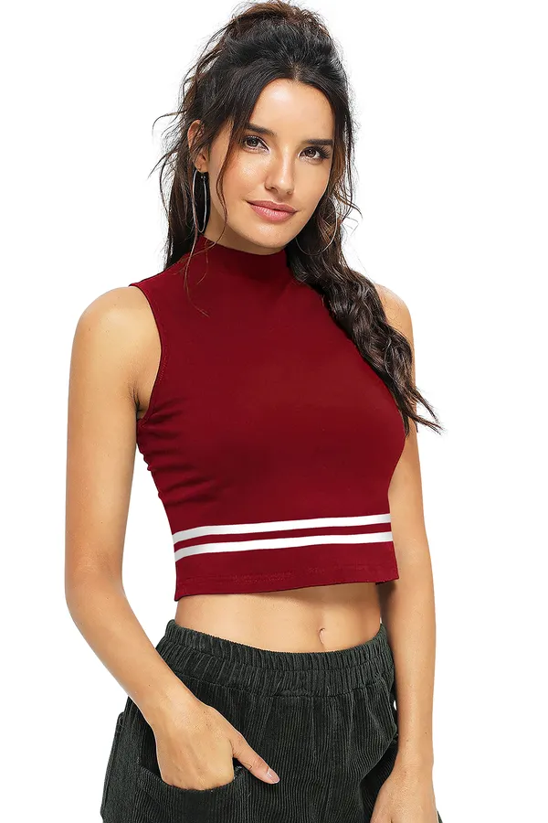 Maroon_Polyester_Knitting_Tops_for_Women