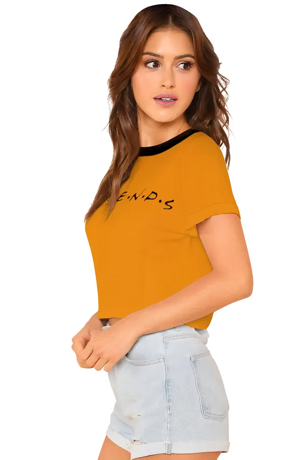 Yellow_Cotton_T-Shirt_for_Women