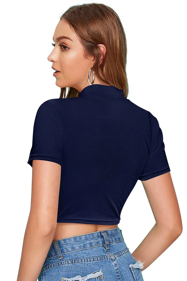 Red_Polyester_Knitting_Tops_for_Women