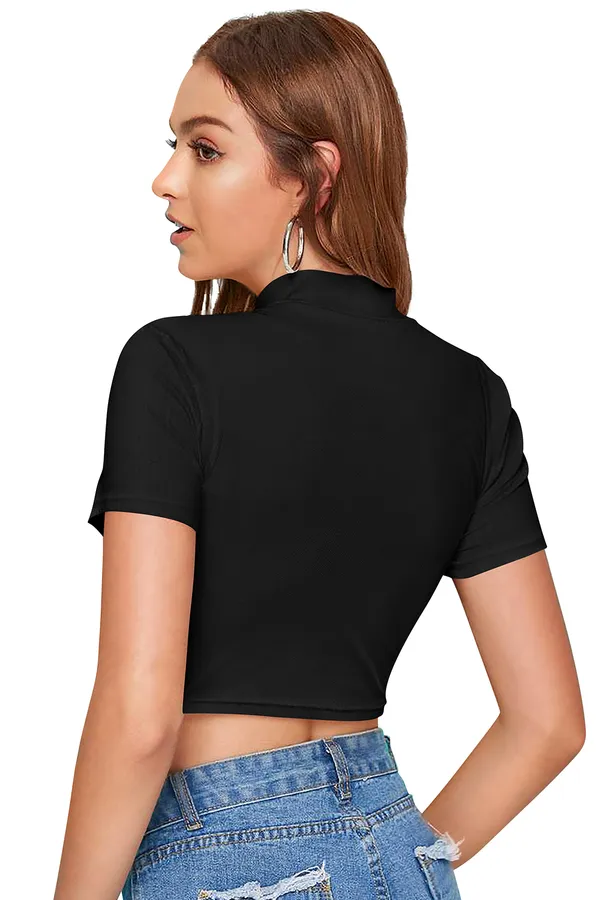 Black_&_Peach_Polyester_Knitting_Tops_for_Women