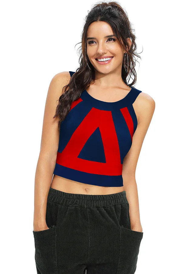 Red_Polyester_Knitting_Tops_for_Women