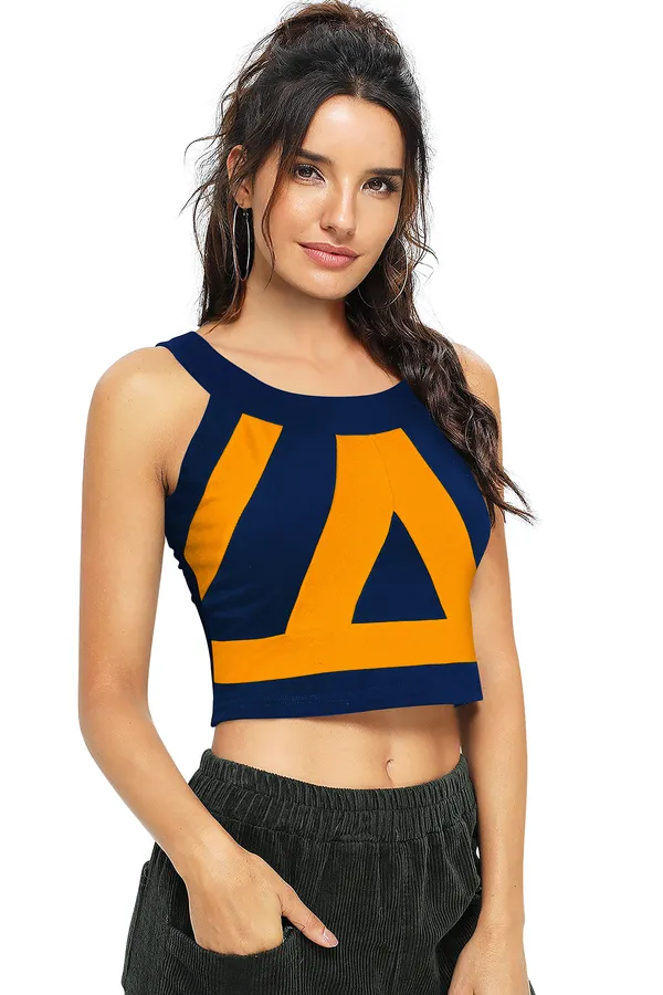 Yellow_Polyester_Knitting_Tops_for_Women