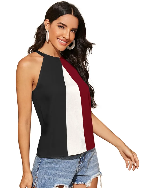 Maroon_Polyester_Knitting_Tops_for_Women