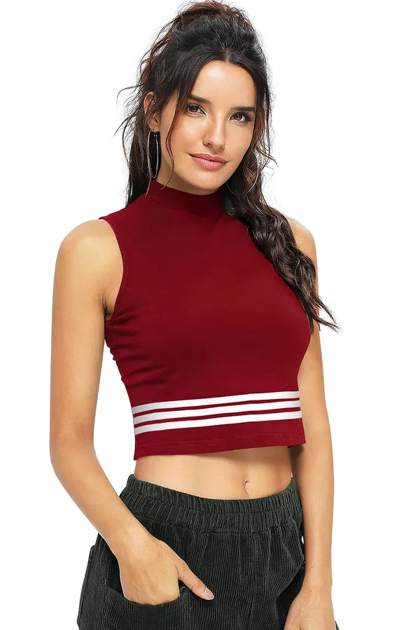 Maroon_Polyester_Knitting_Tops_for_Women