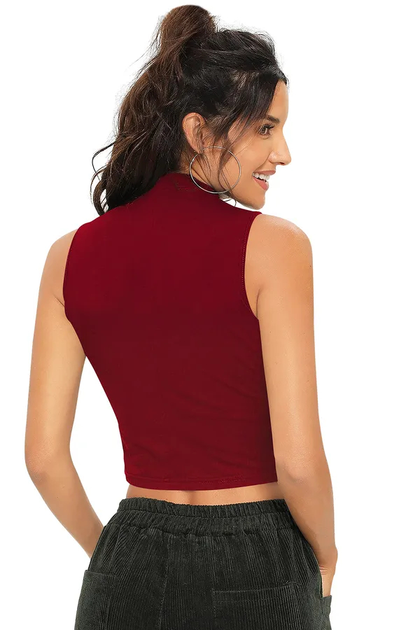 Maroon_Polyester_Knitting_Tops_for_Women