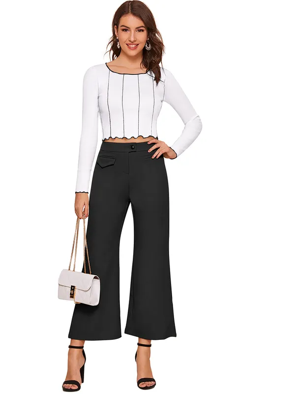 White_Polyester_Knitting_Tops_for_Women