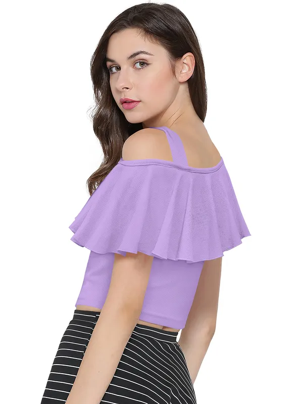 Purple_Polyester_Knitting_Tops_for_Women