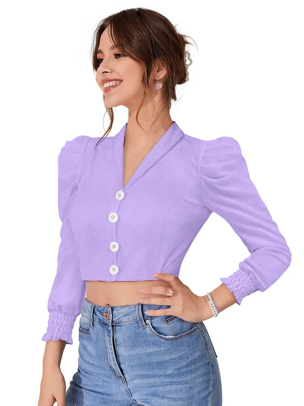 Purple_Polyester_Knitting_Tops_for_Women