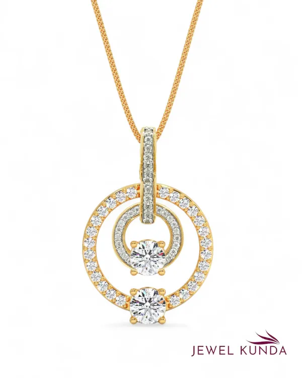 Yellow_Gold_Finish_Necklace_For_Women_and_Girls