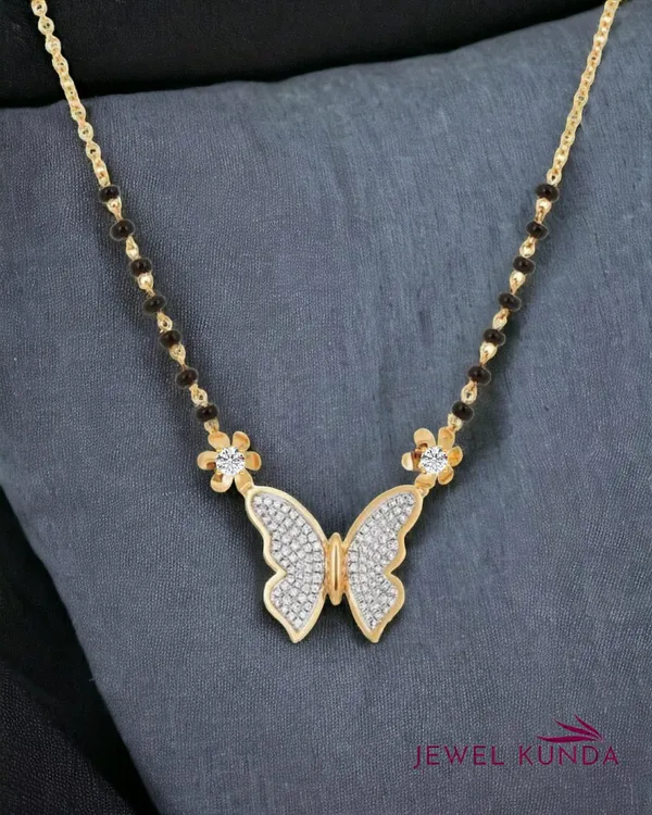 Yellow_Gold_Finish_Butterfly_Mangalsutra_For_Women