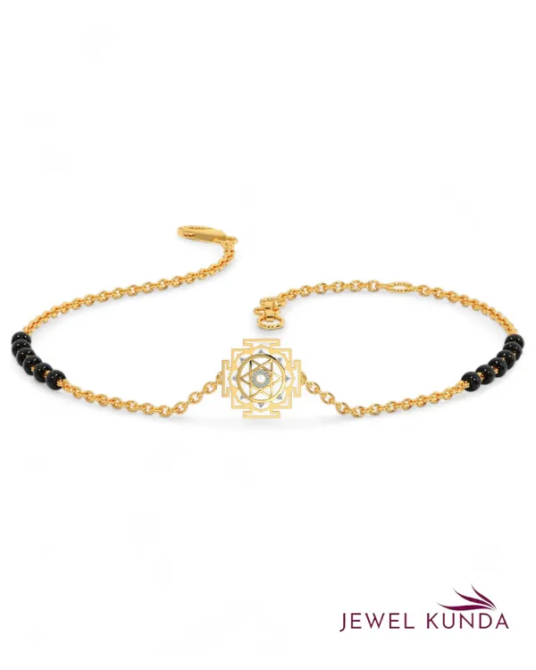 Yellow_Gold_Finish_Unique_Mangalsutra_Bracelet_For_Women