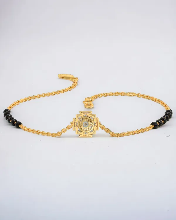 Yellow_Gold_Finish_Unique_Mangalsutra_Bracelet_For_Women