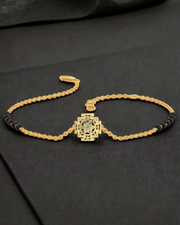 Yellow_Gold_Finish_Unique_Mangalsutra_Bracelet_For_Women