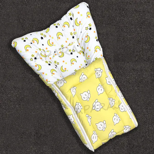 Yellow_Cotton_Sleeping_Bag_For_Infants