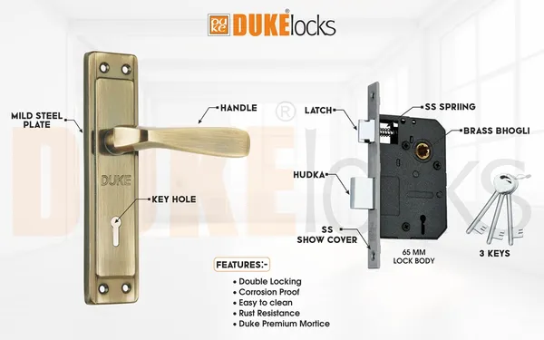 Duke_Antique_Finish_Mortice_Door_Lock_Set