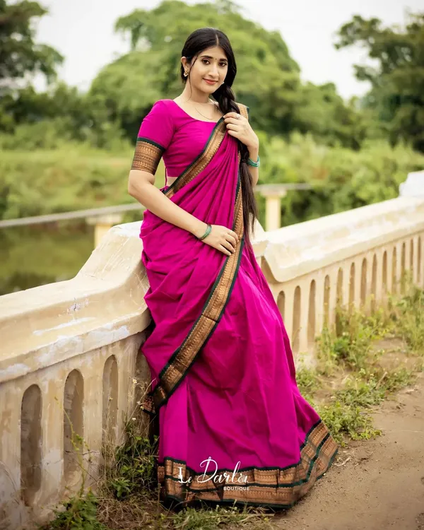 Pink_Kanjiveram_Silk_Zari_Lehenga_With_Blouse_Along_With_Banarsi_Silk_Dupatta