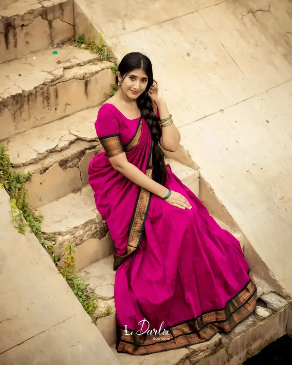 Pink_Kanjiveram_Silk_Zari_Lehenga_With_Blouse_Along_With_Banarsi_Silk_Dupatta