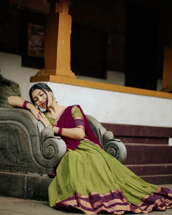 Lemon_Kanjiveram_Silk_Zari_Lehenga_With_Blouse_Along_With_Banarsi_Silk_Dupatta