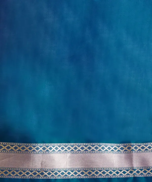 Blue_Woven_Banarasi_Soft_Silk__Saree_With_Unstitched_Blouse