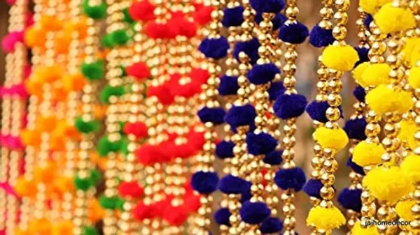 Handmade_Wall_Door_5_ft.Strings_Hanging_Pom_Pom_Torans_Garland_with_Golden_Bells_Decoration_Item_for_Home_DecorDiwali_Festival,Navratri,Wedding_(5_FT_6_Strings)_(SL-0219(Yellow))