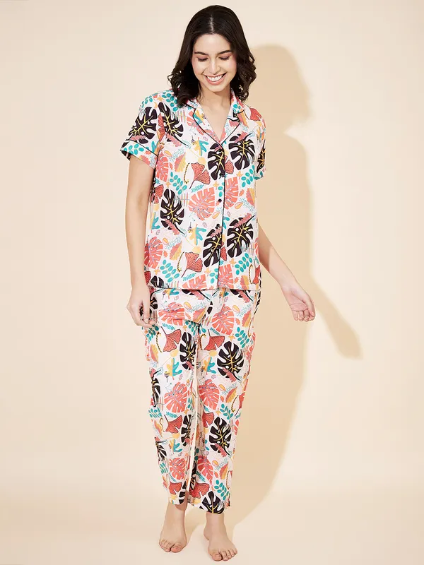 Multicolour_Cotton_Tropical_Night_Suit_For_Women.