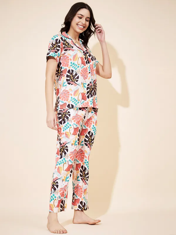 Multicolour_Cotton_Tropical_Night_Suit_For_Women.