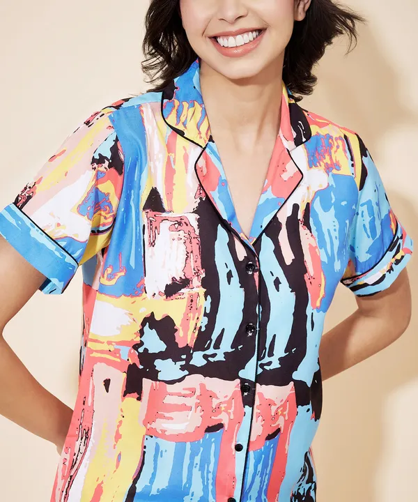 Multicolor_Cotton_Abstract_Night_Suit_For_Women.