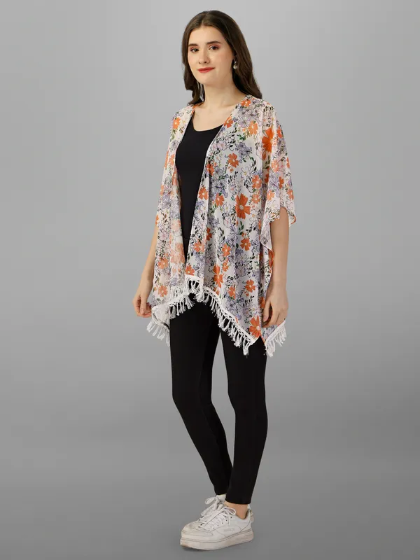 Women_Printed_Tasselled_Shrug
