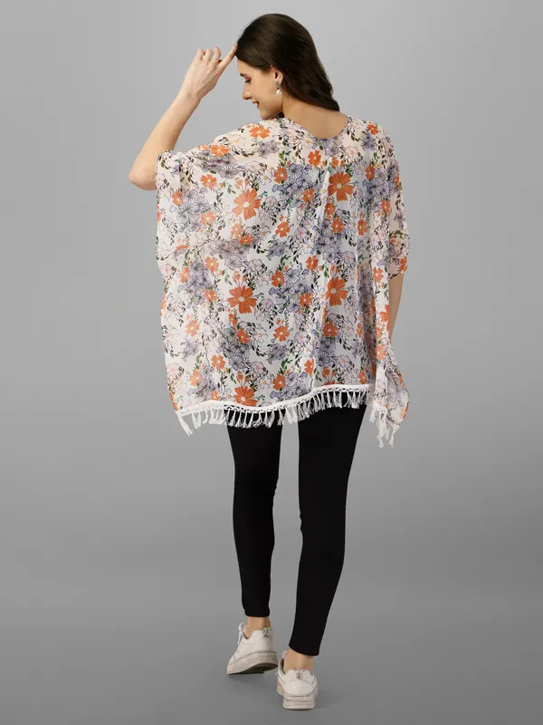 Women_Printed_Tasselled_Shrug