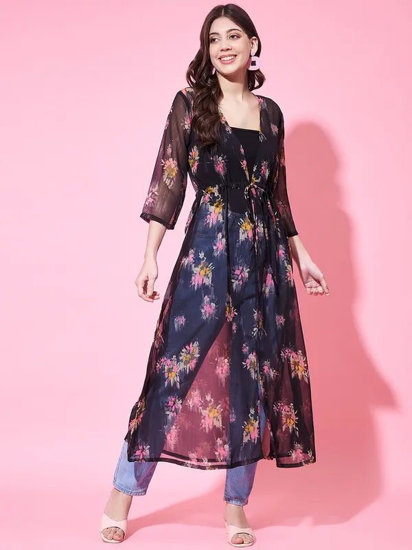 Blue_Georgette_Floral_Print_Dress_For_Women.