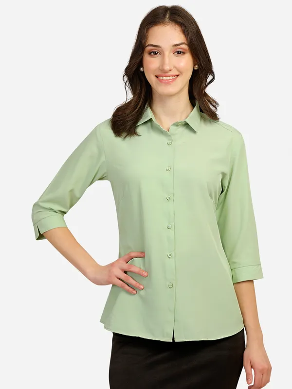 Women_Sea_Green_Standard_Slim_Fit_Formal_Shirt