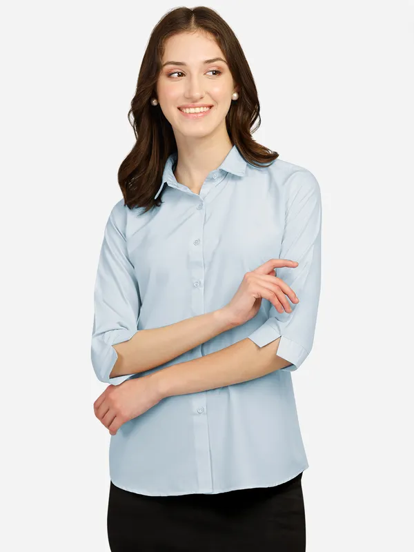 Women_Blue_Solid_Standard_Slim_Fit_Formal_Shirt