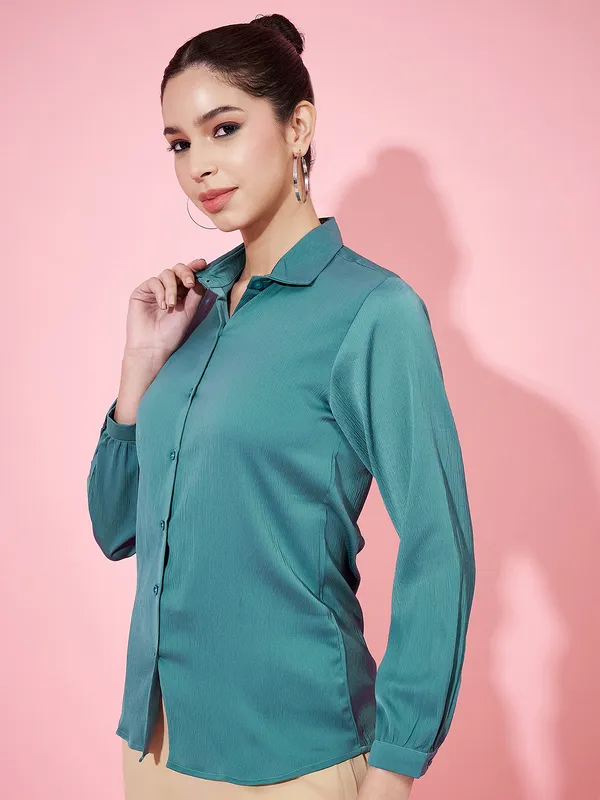 Premium_Tailored_Fit_Spread_Collar_Long_Sleeves_Silk_Casual_Shirt