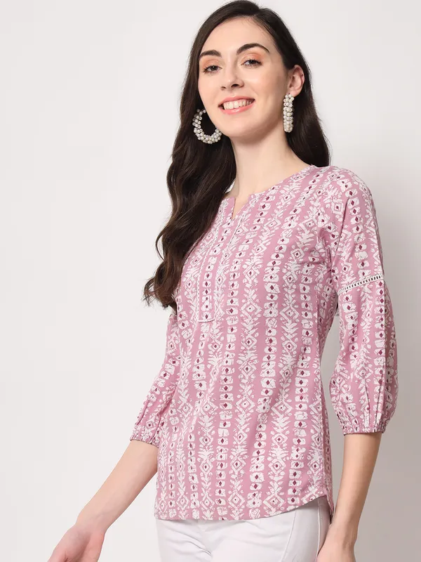 Crepe_Printed_Peach_Top_For_Women.