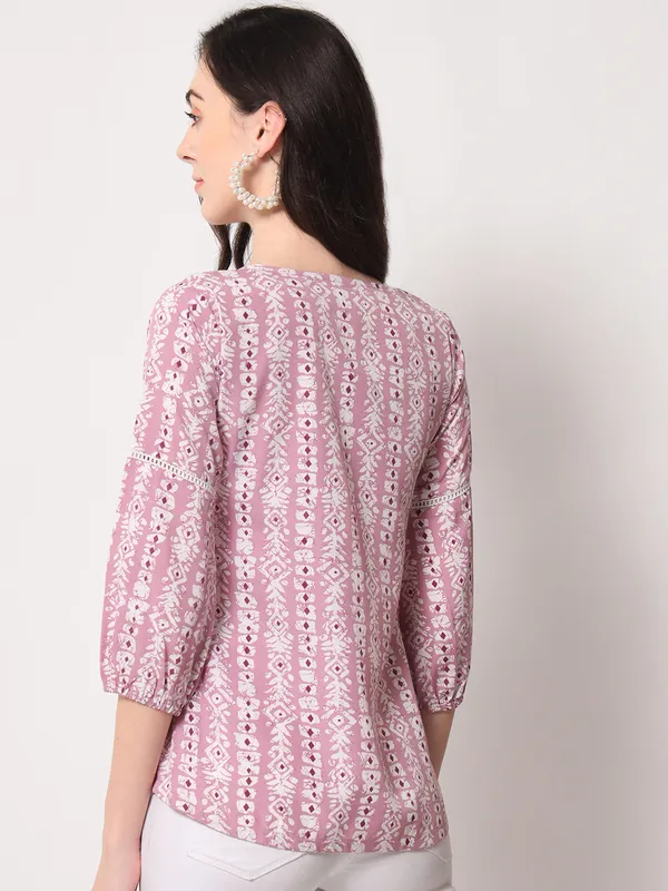 Crepe_Printed_Peach_Top_For_Women.
