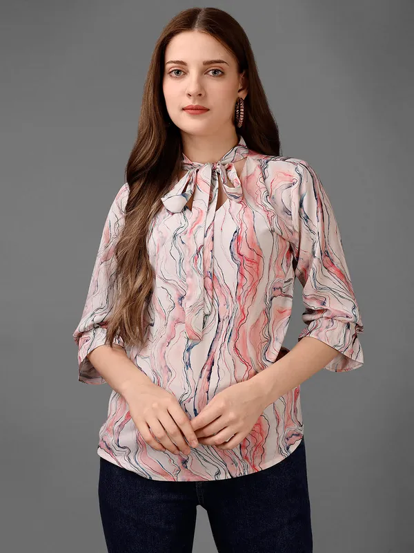 Abstract_Print_Top_with_Tie-Up