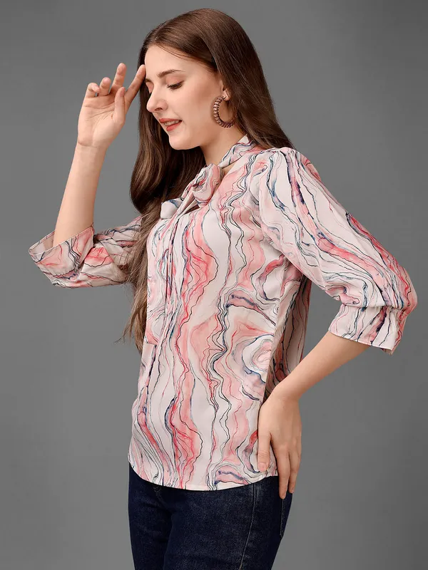 Abstract_Print_Top_with_Tie-Up
