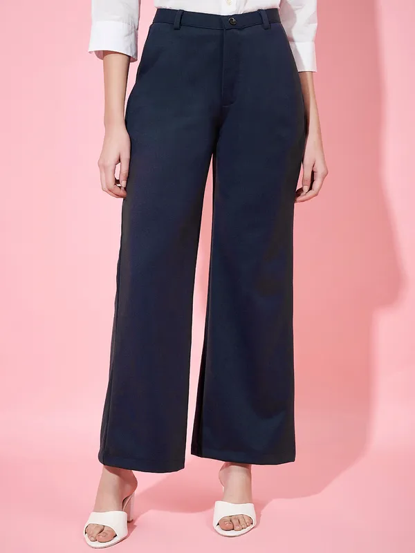 Navy_Blue_Cotton_Blend_Solid_Trouser_For_Women.