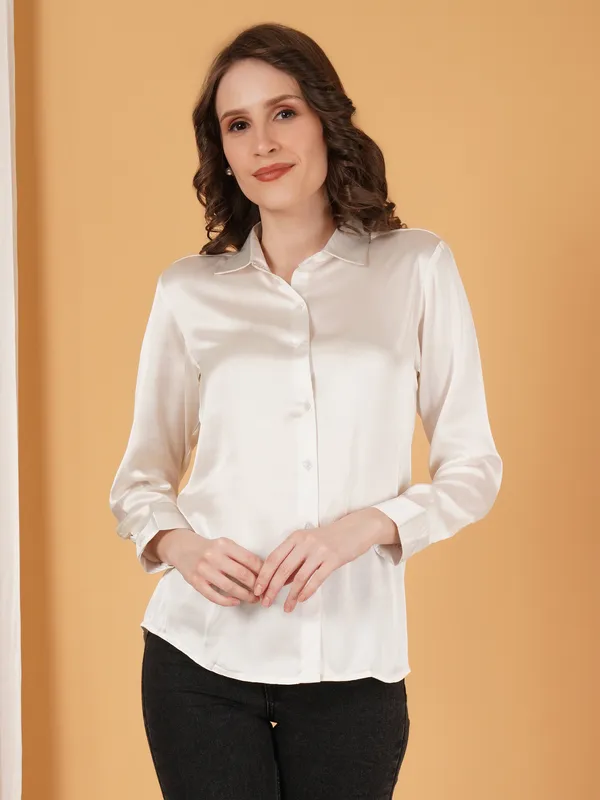 White_Satin_Shirt_For_Women