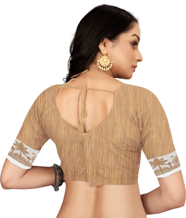 White_Color_Cotton_Silk_&_Jacquard_Daily_Wear_Saree_For_Women
