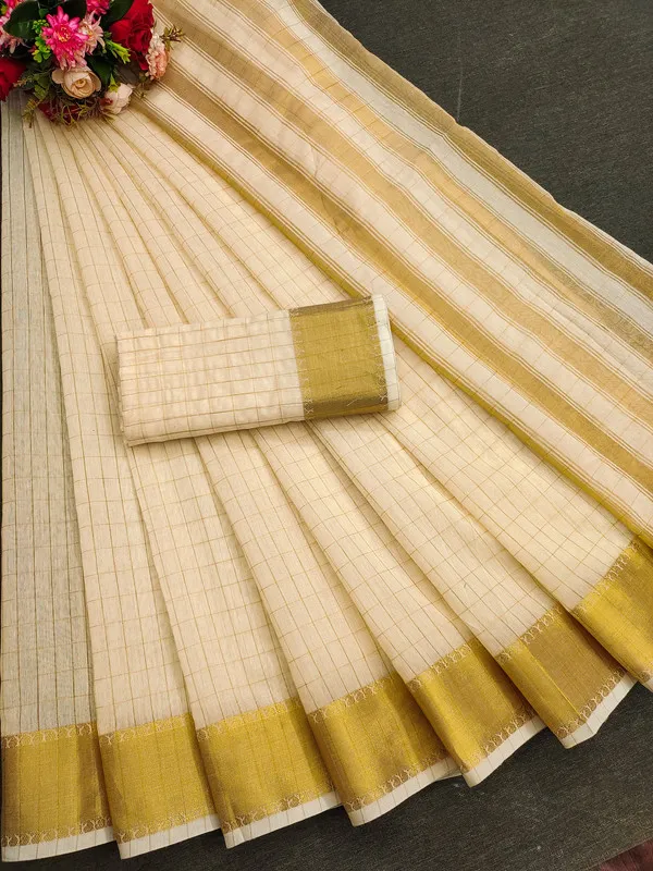 Cotton_Silk_Chiku_Color_Jacquard_Woven_Design_Banarasi_Stlye_recommended_for_Wedding,_Party_&_Festival,_Zari_Woven_Saree_for_Women