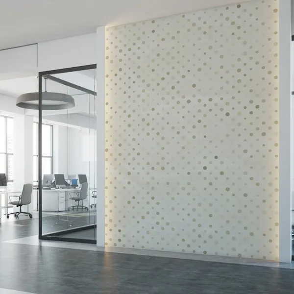 Elegant_aged_and_worn_paper_with_polka_dots_Mural_Wallpaper.