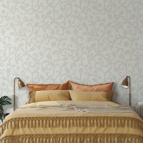 Baroque_wallpaper._Seamless_vector_background_ornate_art_deco_decorative_leaves_Mural_Wallpaper.