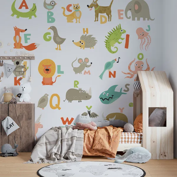 Complete_children_ABC__alphabet_for_babies_toddlers_preschoolers_with_funny_animals_pictures_for_each_letter_vector_illustration