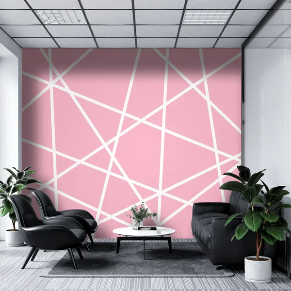Geometric_pink_square_seamless_ceramic_tiles_texture_Mural_Wallpaper.