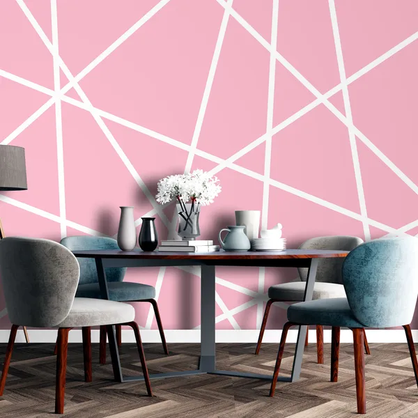 Geometric_pink_square_seamless_ceramic_tiles_texture_Mural_Wallpaper.